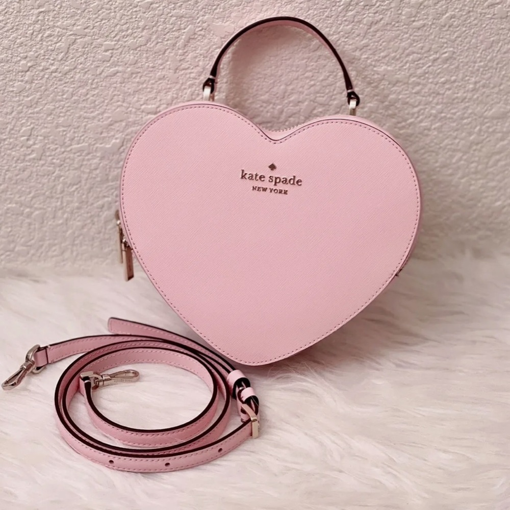 Kate Spade New York Love Shack Heart Crossbody in Pink